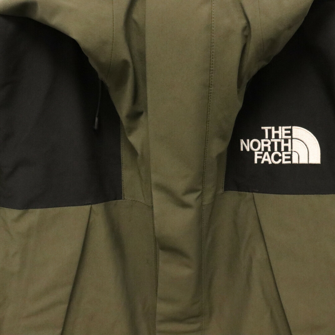 THE NORTH FACE(ザノースフェイス)のTHE NORTH FACE ザノースフェイス MOUNTAIN JACKET マウンテンジャケット ロゴ刺繍ナイロンジャケット カーキ NP61800 メンズのジャケット/アウター(マウンテンパーカー)の商品写真