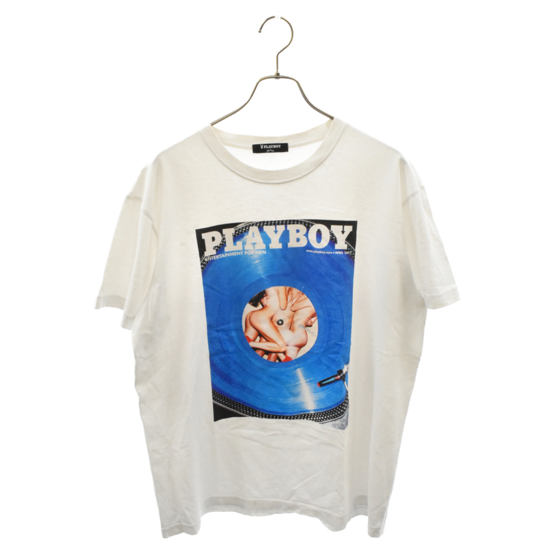 PLAYBOY(プレイボーイ)のPLAYBOY プレイボーイ ×Marbles S/SL TEE 04 マーブルズ プリント 半袖Tシャツ カットソー ホワイト [MCS-A20PB04 メンズのトップス(Tシャツ/カットソー(半袖/袖なし))の商品写真