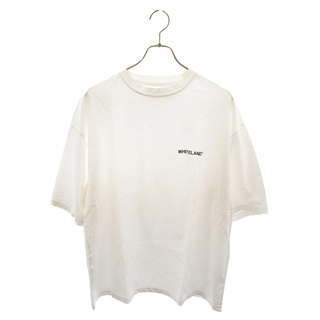 WHITELAND BLACKBURN ホワイトランドブラックバーン ロゴプリント コットン 半袖Tシャツ カットソー ホワイト 20S-CSS397-WL(Tシャツ/カットソー(半袖/袖なし))