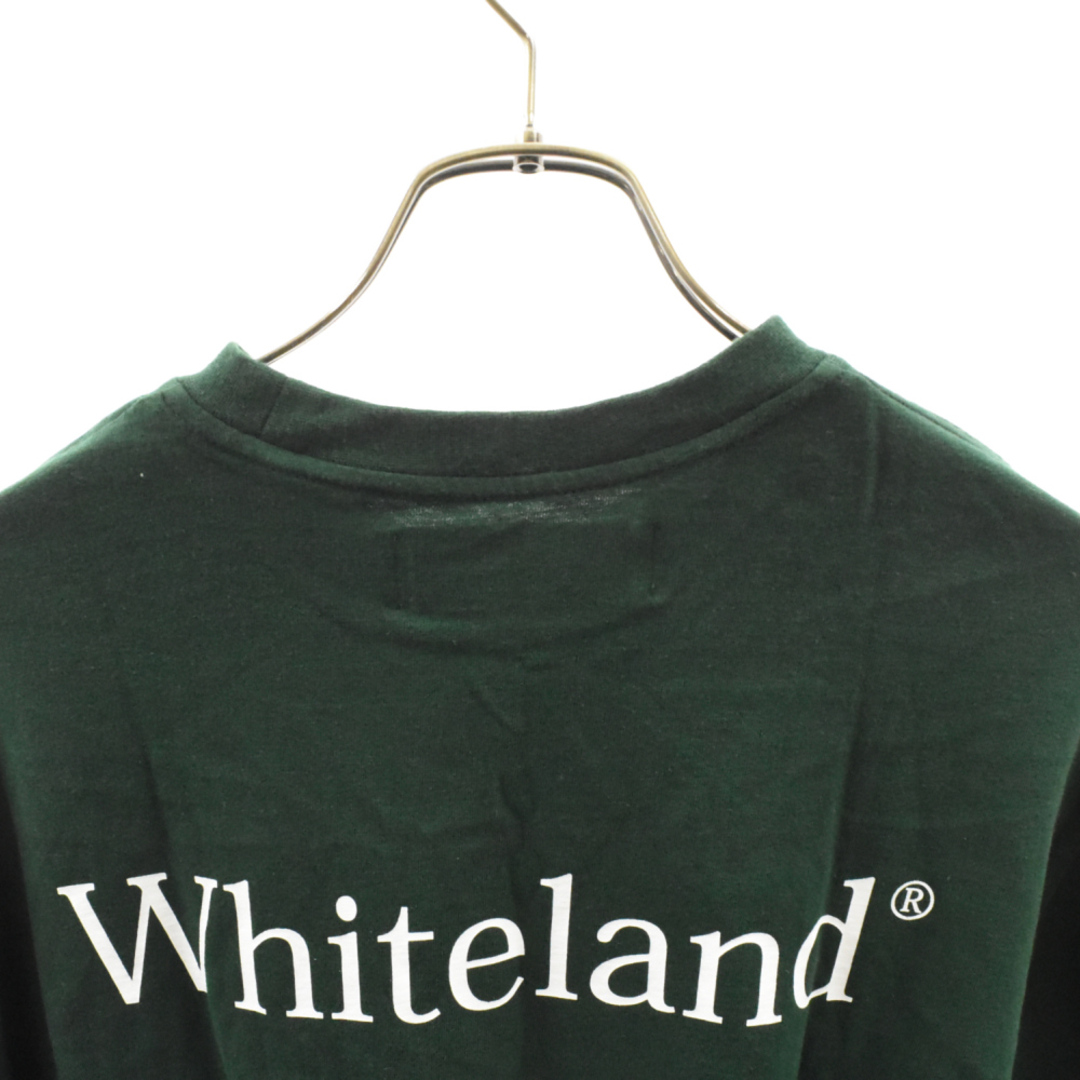 WHITELAND BLACKBURN ホワイトランドブラックバーン フロントエンブロイダリー プリント 半袖Tシャツ カットソー グリーン 22S-CSS419-WL メンズのトップス(Tシャツ/カットソー(半袖/袖なし))の商品写真