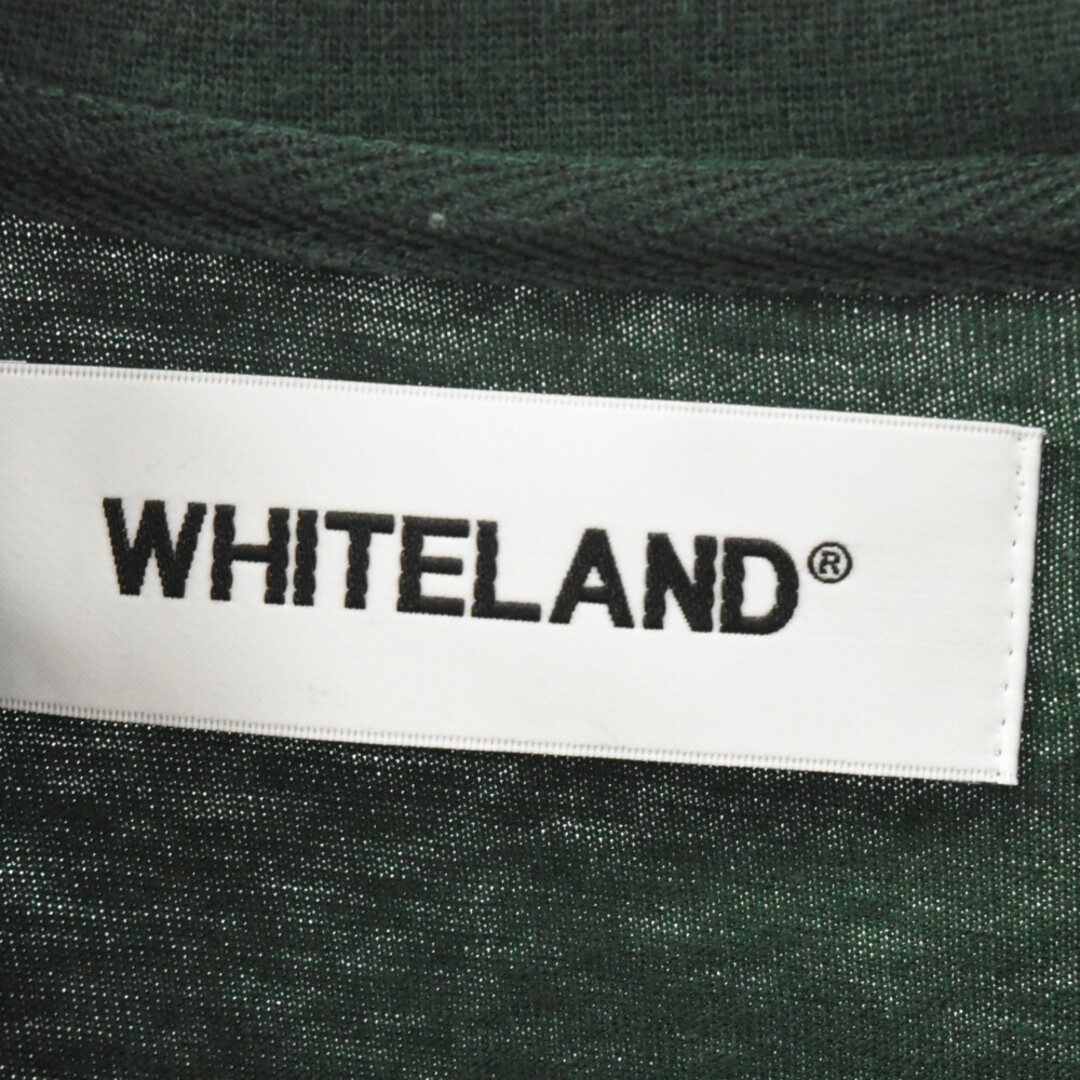 WHITELAND BLACKBURN ホワイトランドブラックバーン フロントエンブロイダリー プリント 半袖Tシャツ カットソー グリーン 22S-CSS419-WL メンズのトップス(Tシャツ/カットソー(半袖/袖なし))の商品写真