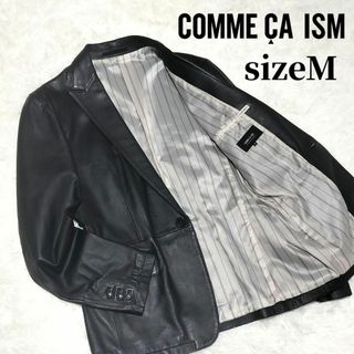 COMME CA ISM - 【美品】COMME CA ISM ラムレザーテーラードジャケット 本革 M