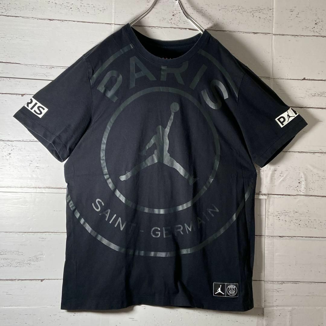 NIKE(ナイキ)のG4【即完売】ナイキ☆エアジョーダン パリサンジェルマン ビッグロゴ Tシャツ メンズのトップス(Tシャツ/カットソー(半袖/袖なし))の商品写真