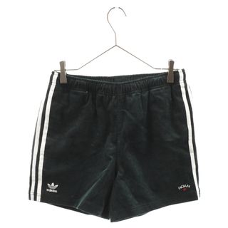 アディダス(adidas)のadidas アディダス ×Noah Crossover Corduroy Side Stripe Casual Shorts ノア クロスオーバー コーデュロイ サイドストライプ ハーフ ショートパンツ グリーン HC4307(ショートパンツ)