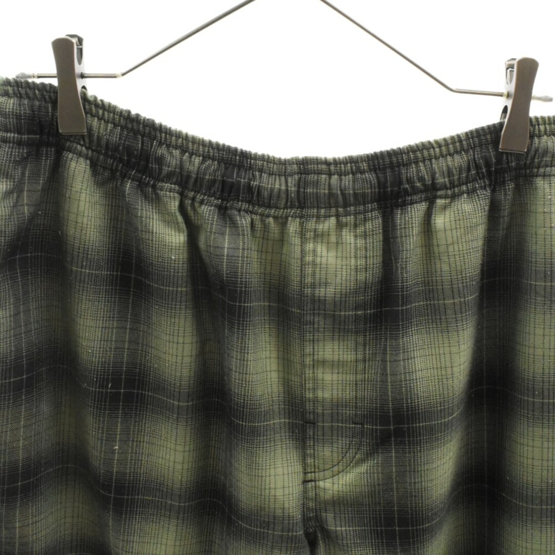 STUSSY(ステューシー)のSTUSSY ステューシー 21AW SHADOW PLAID RELAXED PANTS シャドウ プレイド チェック リラックス ストレートパンツ グリーン メンズのパンツ(その他)の商品写真