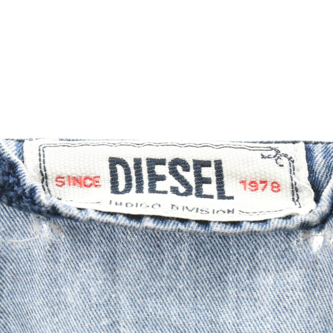 DIESEL(ディーゼル)のDIESEL ディーゼル デニム生地 Vネック ワンピース ドレス レディース インディゴ レディースのトップス(その他)の商品写真