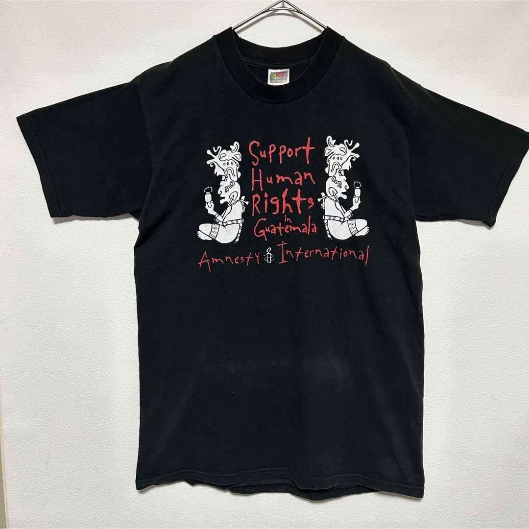 FRUIT OF THE LOOM(フルーツオブザルーム)の♦︎ FRUIT OF THE LOOM プリントTシャツ ブラック M メンズのトップス(Tシャツ/カットソー(半袖/袖なし))の商品写真