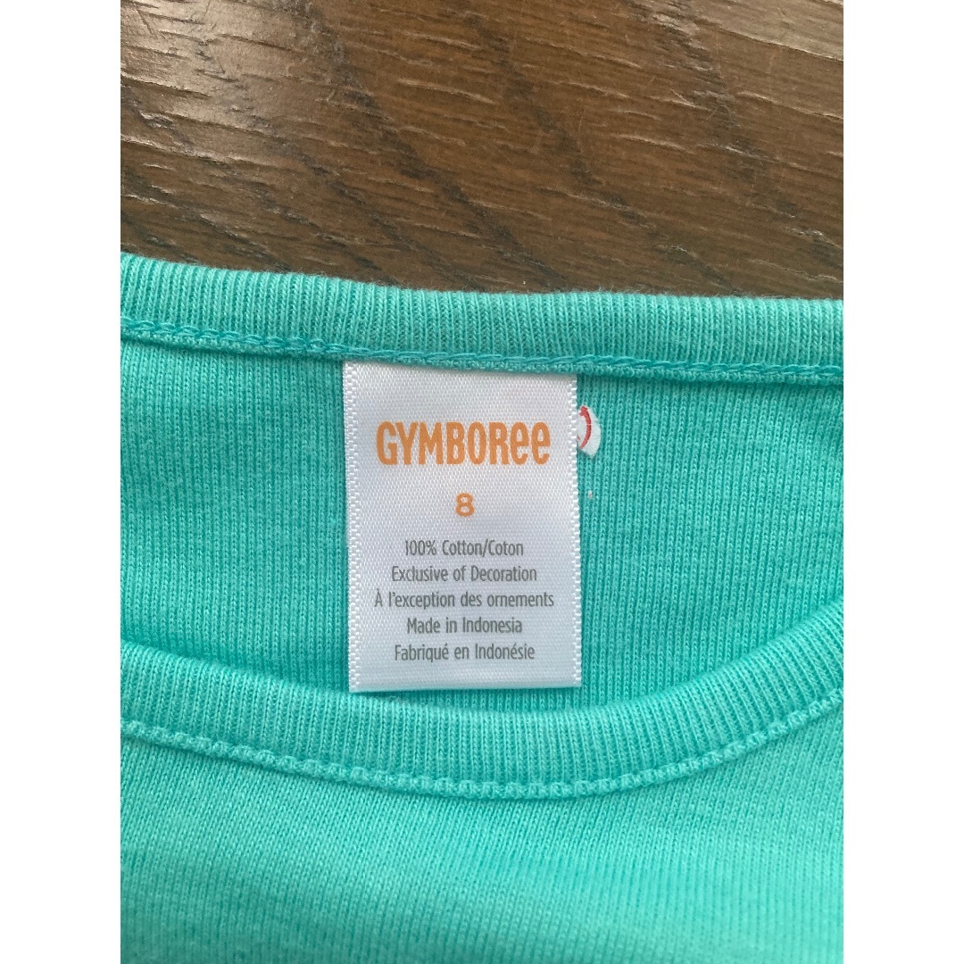 GYMBOREE(ジンボリー)のGymboree トップス, グリーン, バタフライ　(8歳) キッズ/ベビー/マタニティのキッズ服女の子用(90cm~)(Tシャツ/カットソー)の商品写真