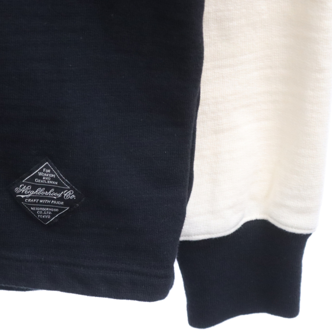 NEIGHBORHOOD(ネイバーフッド)のNEIGHBORHOOD ネイバーフッド 15SS CHAMPION / C-HZ.LS チャンピオン スウェット ハーフジップ ブラック/ホワイト 151FHNH-CSM02 メンズのトップス(スウェット)の商品写真