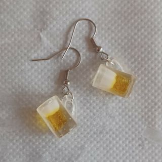 生ビール　ピアス　アクセサリー(ピアス)