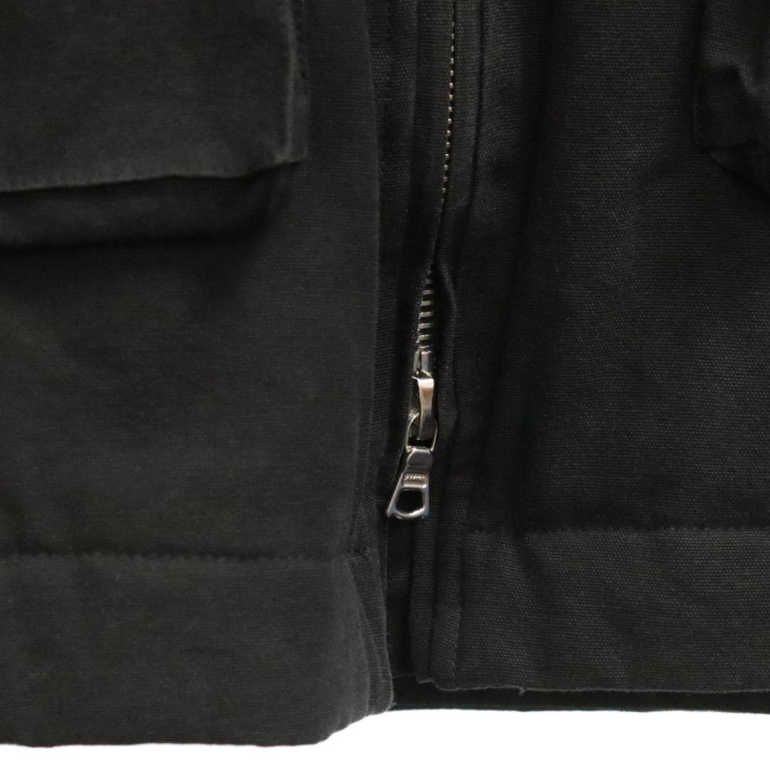AMIRI(アミリ)のAMIRI アミリ バックロゴ ファーモッズコート ブラック メンズのジャケット/アウター(モッズコート)の商品写真