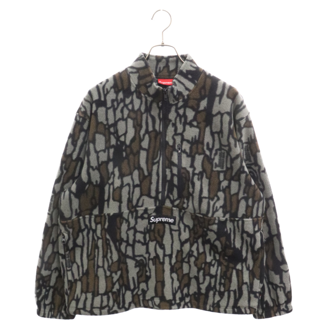 Supreme(シュプリーム)のSUPREME シュプリーム 20AW Polartec Half Zip Pullover ポーラテックハーフジッププルオーバー フリースジャケット 総柄 カーキ メンズのジャケット/アウター(フライトジャケット)の商品写真