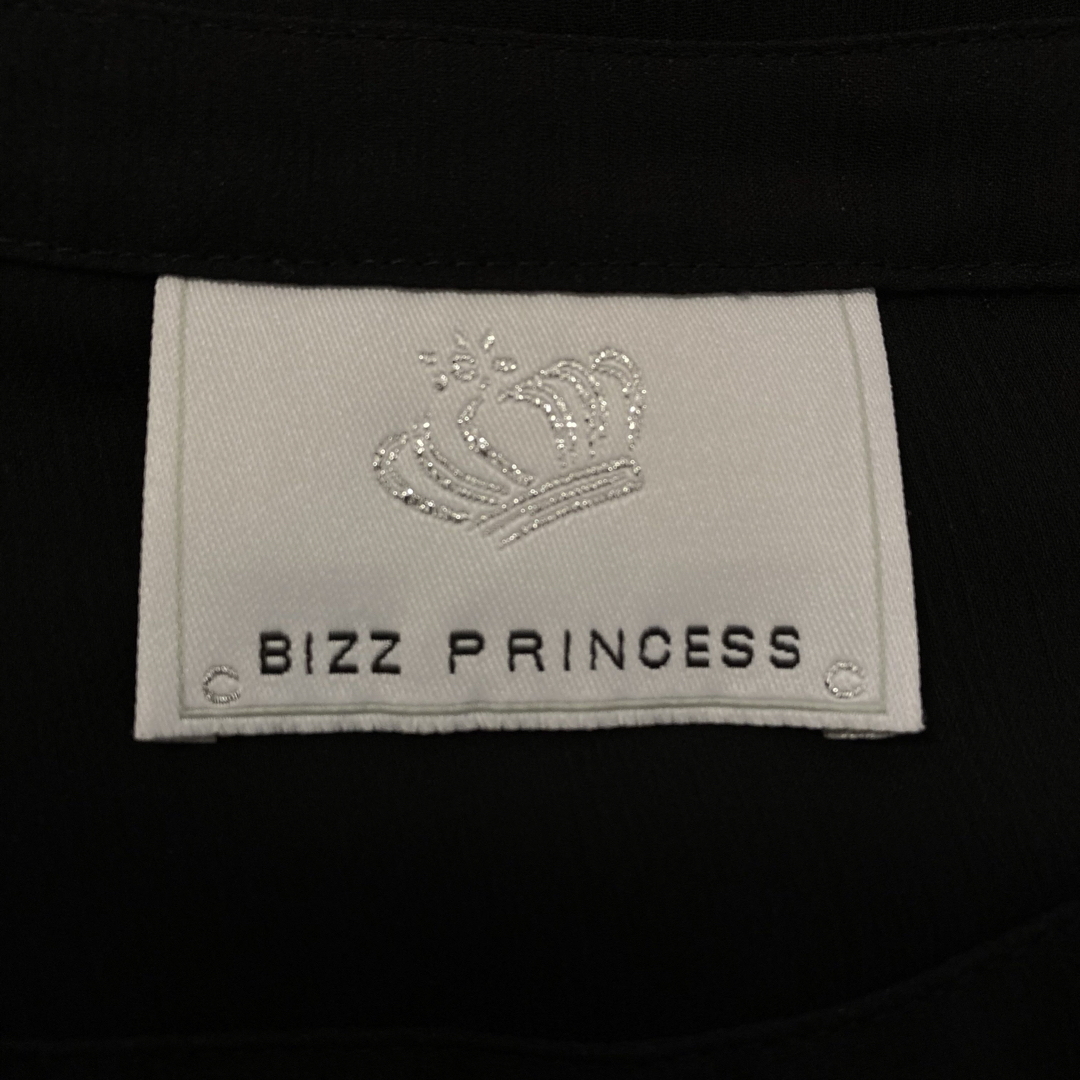 BIZZ PRINCESS ビジュー付きシフォンブラウス レディースのトップス(シャツ/ブラウス(半袖/袖なし))の商品写真