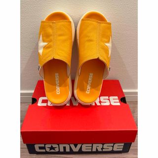 オールスター(ALL STAR（CONVERSE）)のCONVERSE コンバース　オールスター　PLTSサンダル　オレンジ色24cm(サンダル)