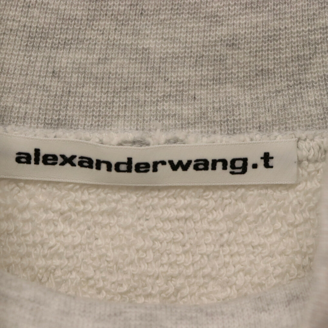 Alexander Wang(アレキサンダーワン)のALEXANDER WANG アレキサンダーワン クロップド スウェット トレーナー グレー レディース 4CC1241442 メンズのトップス(スウェット)の商品写真