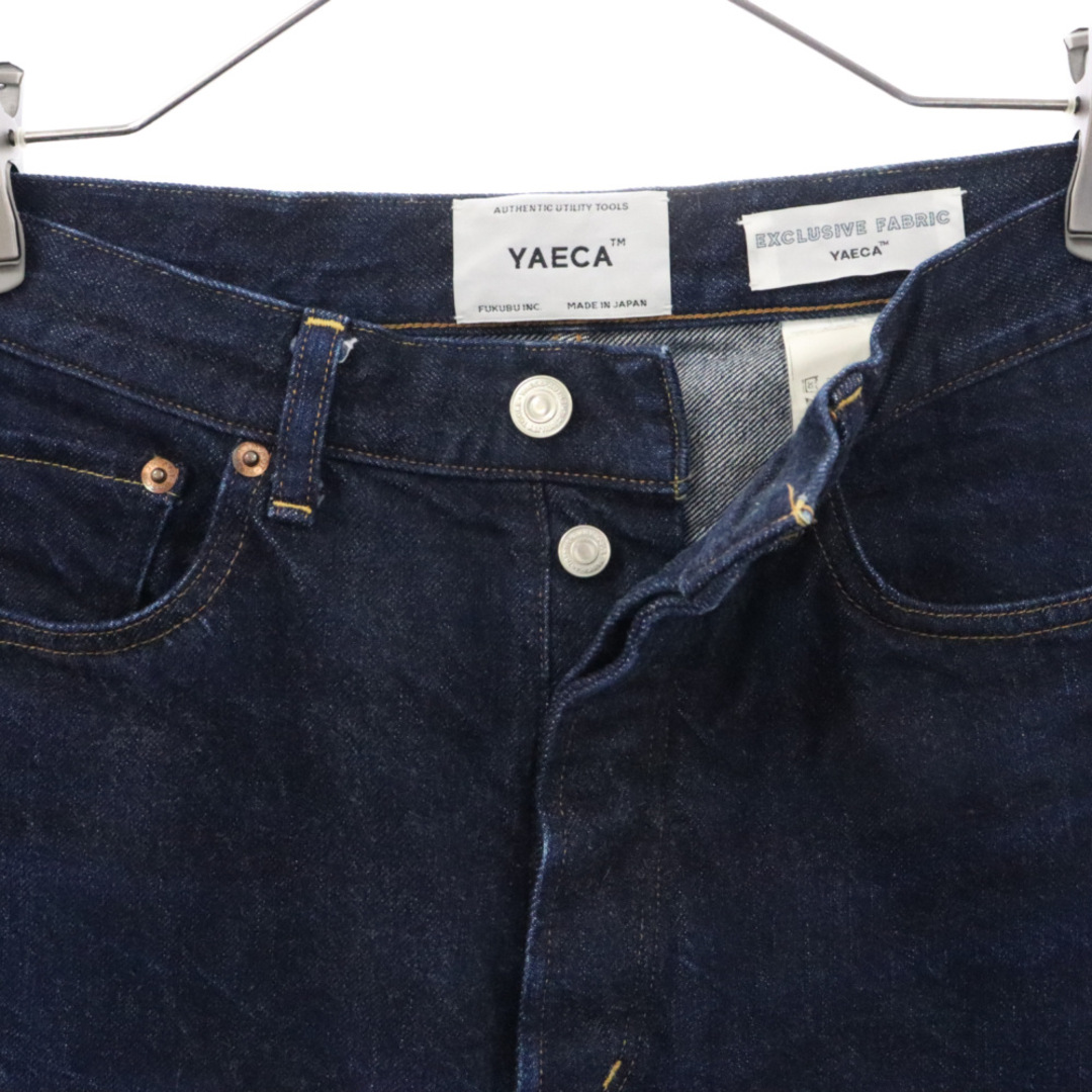 YAECA(ヤエカ)のYAECA ヤエカ WIDE TAPERED DENIM ワイドテーパードパンツ インディゴ 10-13W メンズのパンツ(デニム/ジーンズ)の商品写真