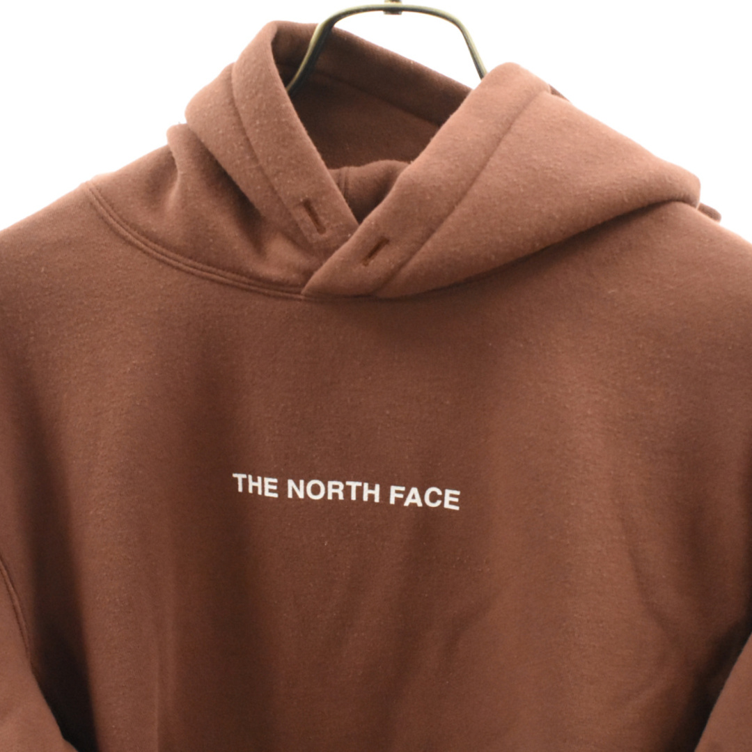 THE NORTH FACE(ザノースフェイス)のTHE NORTH FACE ザノースフェイス フロントロゴ パーカー ブラウン NT12103Z メンズのトップス(パーカー)の商品写真