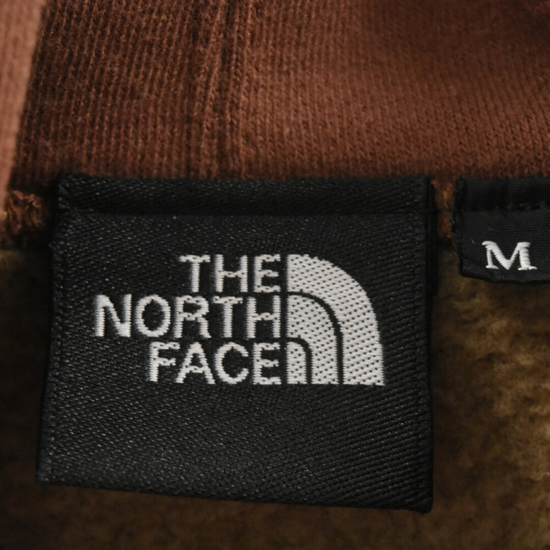THE NORTH FACE(ザノースフェイス)のTHE NORTH FACE ザノースフェイス フロントロゴ パーカー ブラウン NT12103Z メンズのトップス(パーカー)の商品写真