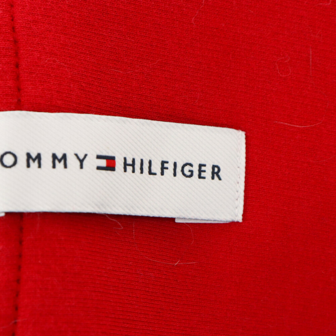 TOMMY HILFIGER(トミーヒルフィガー)のTOMMY HILFIGER トミーヒルフィガー フロントロゴTシャツ ロンT ロングスリーブカットソー レッド メンズのトップス(Tシャツ/カットソー(七分/長袖))の商品写真