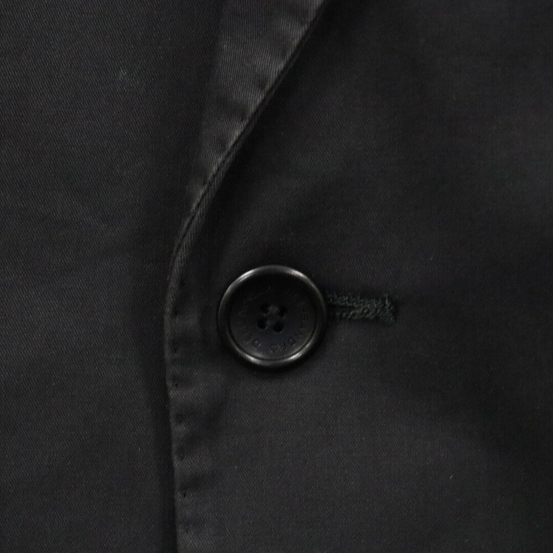 ALESSANDRO DELL アレッサンドロ デラクア コットン 2Bテーラードジャケット ブラック メンズのジャケット/アウター(テーラードジャケット)の商品写真