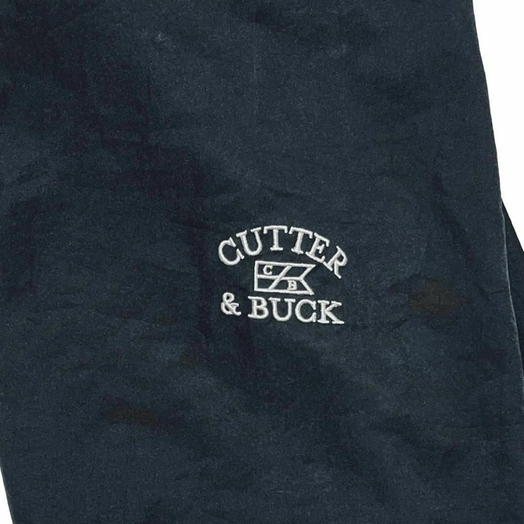 CUTTER&BUCK Vネックナイロンプルオーバー ロゴ刺繍 US古着a25 メンズのトップス(スウェット)の商品写真