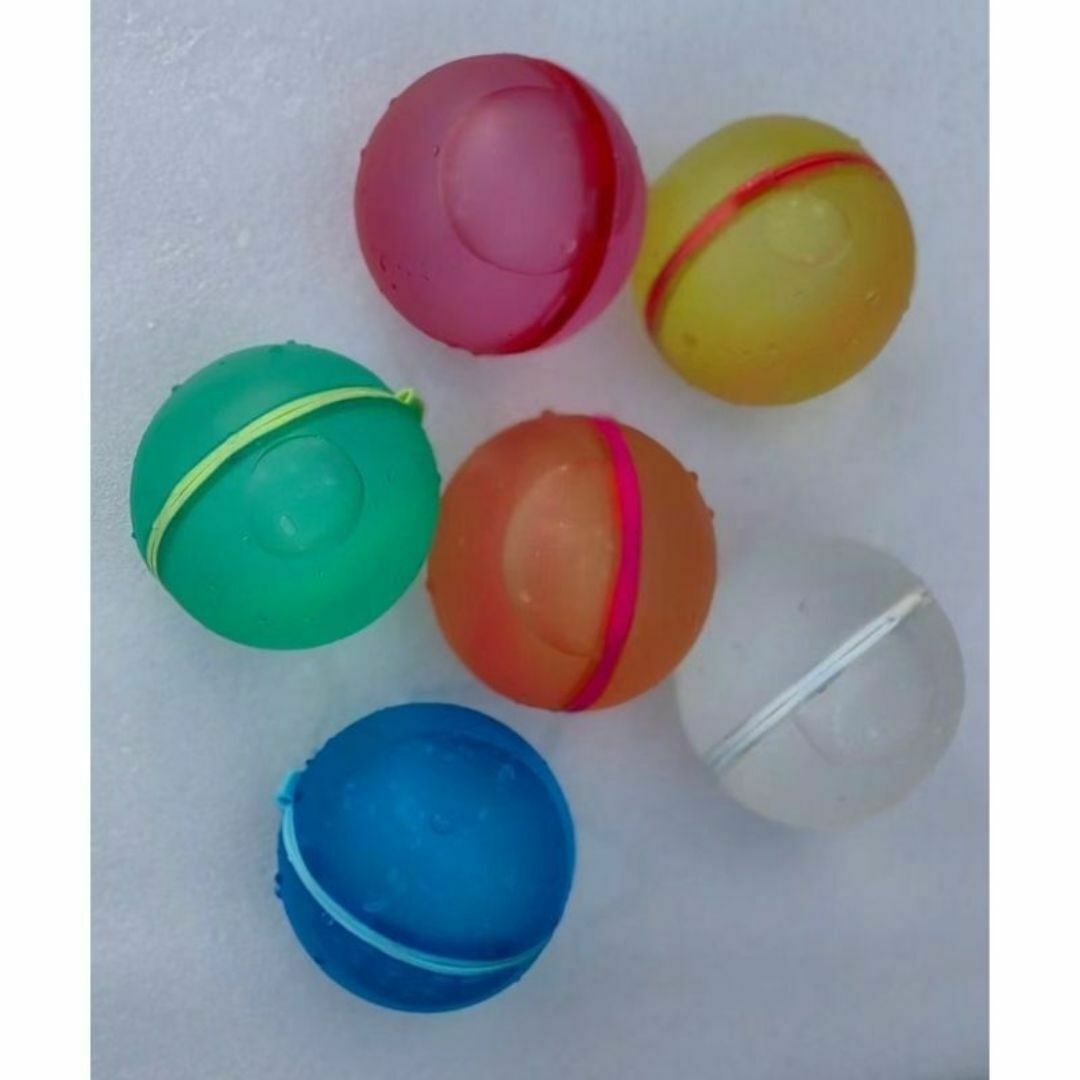 スプラッシュボール　マグネット　水風船　繰り返し　ウォーターボール　磁石　水遊び キッズ/ベビー/マタニティのおもちゃ(お風呂のおもちゃ)の商品写真