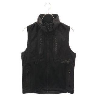 ホワイトマウンテニアリング(WHITE MOUNTAINEERING)のWhite Mountaineering ホワイトマウンテニアリング HOOD JERSEY VEST 切り替えジャージベスト BK1071206 ブラック(ベスト)