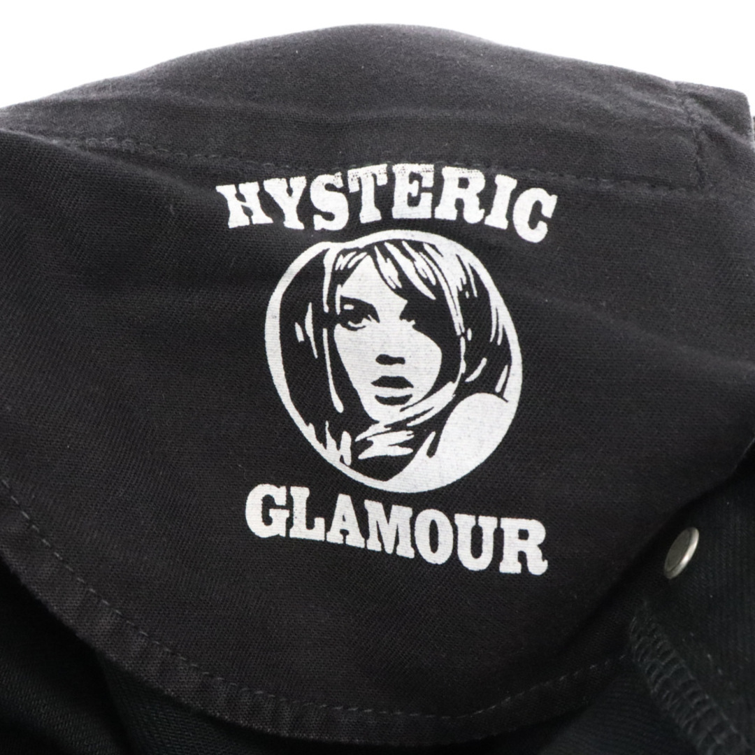 HYSTERIC GLAMOUR(ヒステリックグラマー)のHYSTERIC GLAMOUR ヒステリックグラマー スタッズ付きブラックスリム ストレッチ デニムパンツ 0241AP20 ブラック メンズのパンツ(その他)の商品写真