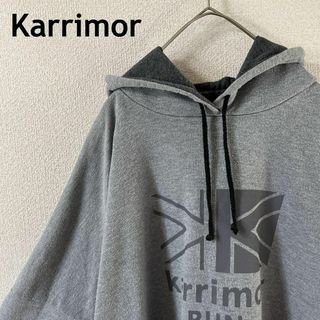 カリマー(karrimor)のU3カリマー　スウェットパーカー　薄手　ゆったり大きめ　Ｌレディース　灰(パーカー)