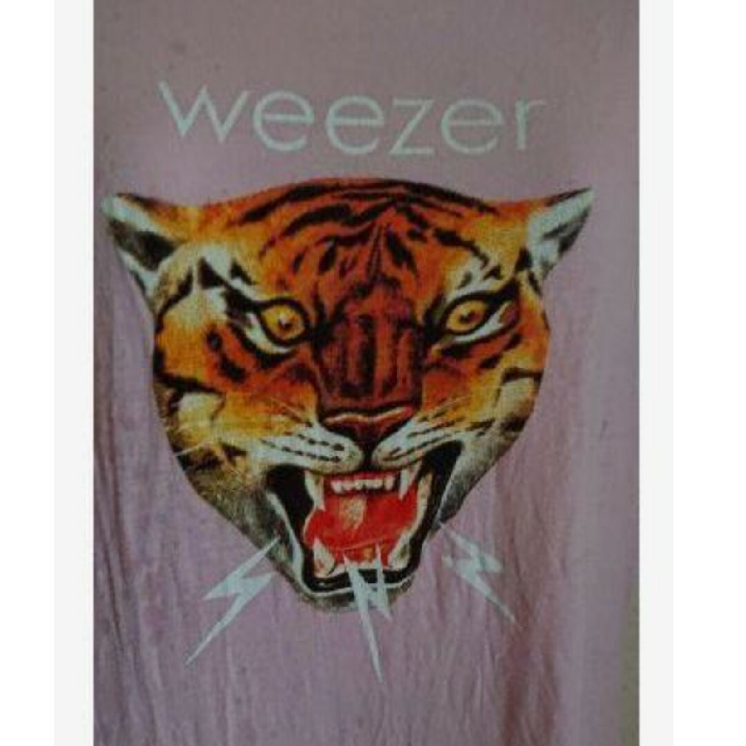 Santa Monica(サンタモニカ)の希少 美品 バンドTシャツ ウィーザー weezer 90s 公式 レディースのトップス(Tシャツ(半袖/袖なし))の商品写真