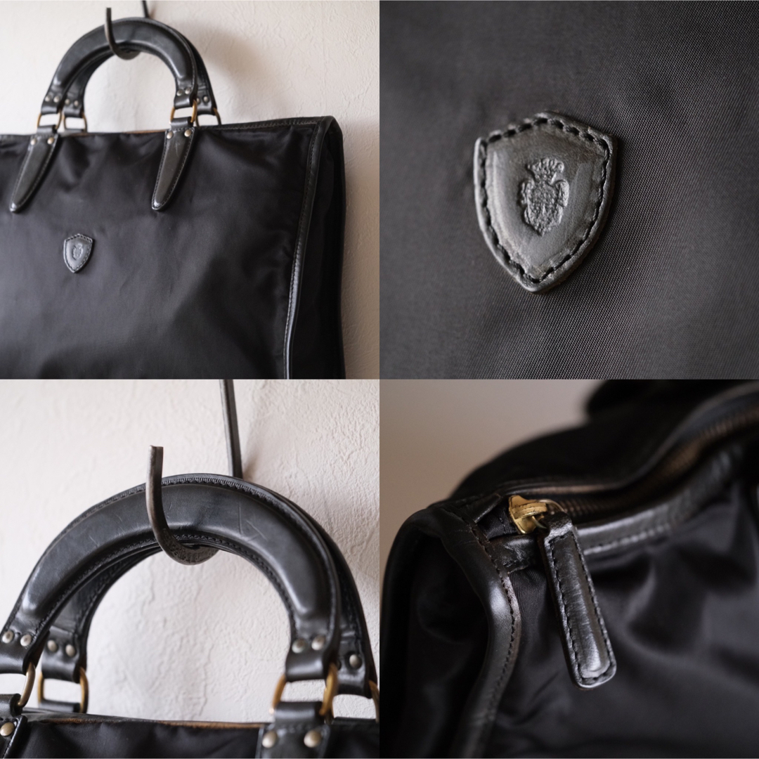 Felisi(フェリージ)のFelisi フェリージ レザーナイロンビジネスブリーフケース黒 メンズのバッグ(ビジネスバッグ)の商品写真