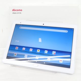 NTTdocomo - docomo dtab (ドコモ ディータブ) Androidタブレット docomo版 d-41A ホワイト 64GB 10.1インチ SIMロックあり ネットワーク利用制限〇 ASH07491