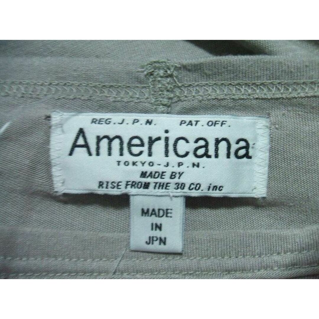 AMERICANA(アメリカーナ)のAMERICANA 半袖カットソー カットソー グレー レディース アメリカーナ【中古】0-0817M▲ レディースのトップス(カットソー(長袖/七分))の商品写真