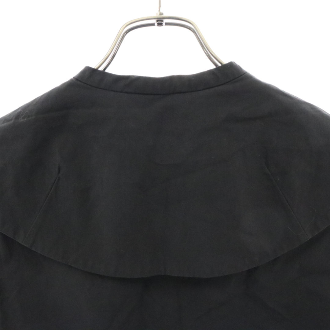 CLANE(クラネ)のCLANE クラネ ROUNDED FLAT COLLAR SHIRT ラウンド フラットカラー ノースリーブシャツ ブラック 14122-4262 レディース レディースのトップス(Tシャツ(半袖/袖なし))の商品写真