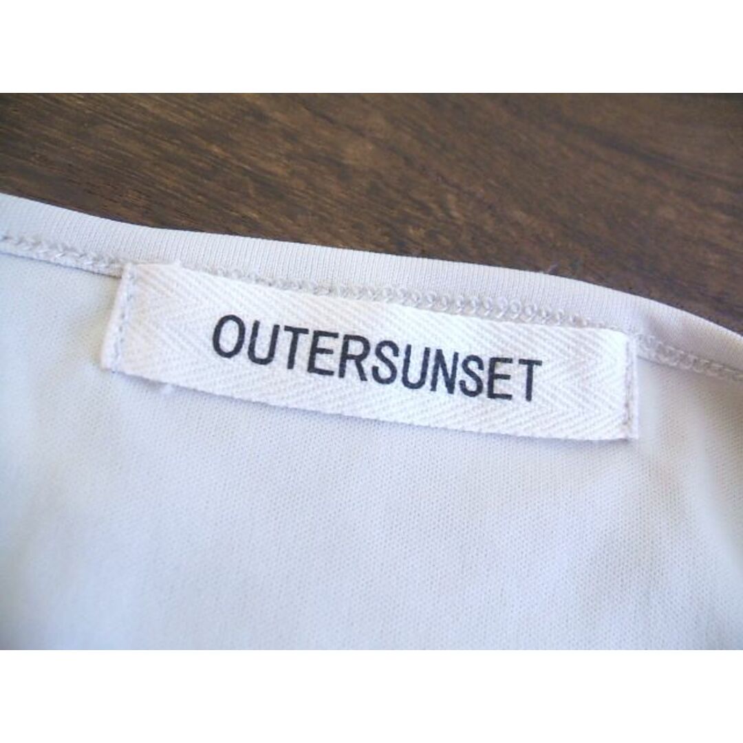 OUTERSUNSET リラックスワンピース サイズS インナー付き 2020ss 赤茶色 レディース アウターサンセット【中古】0-0827S△ レディースのワンピース(その他)の商品写真