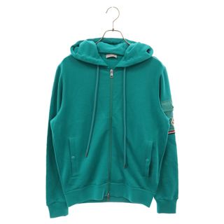 モンクレール(MONCLER)のMONCLER モンクレール 22AW ZIP UP CARDIGAN ジップアップ スウェットパーカー グリーン H10918G00020(パーカー)