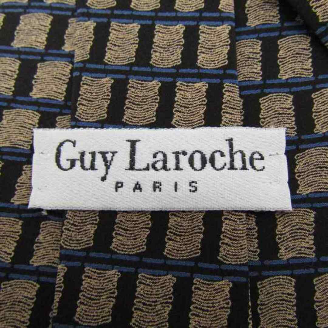 Guy Laroche(ギラロッシュ)のギ・ラロッシュ ブランドネクタイ 総柄 シルク イタリア製 PO  メンズ ベージュ Guy Laroche メンズのファッション小物(ネクタイ)の商品写真