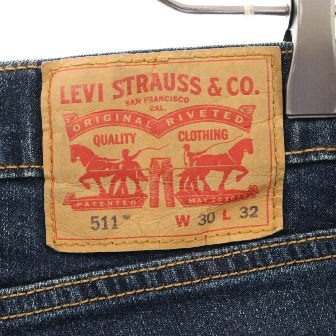 Levi's(リーバイス)のLevi's リーバイス 511 ジップフライ ボタン裏5222 ストレッチ スリムフィット デニムパンツ インディゴブルー PC9-04511-2404 メンズのパンツ(デニム/ジーンズ)の商品写真