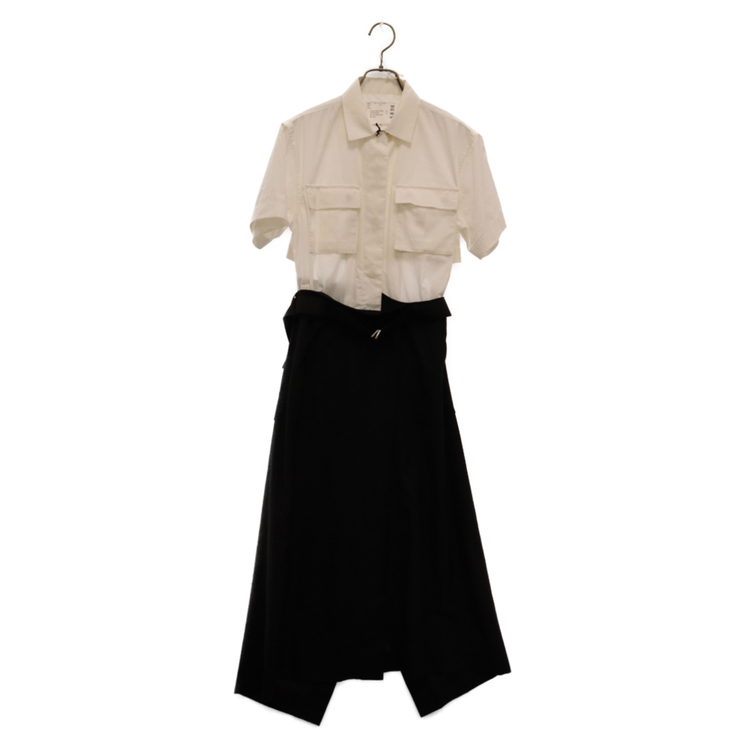 sacai - Sacai サカイ 22SS SUITING MIX DRESS スーティング ミックス sacai - Sacai サカイ 22SS SUITING MIX DRESS スーティング ミックス