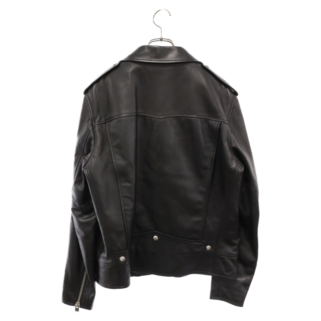 Saint Laurent(サンローラン)のSAINT LAURENT PARIS サンローランパリ 15AW エディ期 クラシックモーターサイクルレザージャケット 397290 Y5YA1 ブラック メンズのジャケット/アウター(フライトジャケット)の商品写真