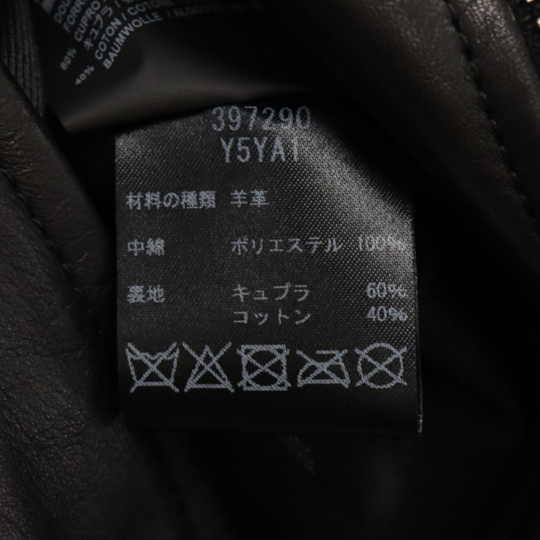 Saint Laurent(サンローラン)のSAINT LAURENT PARIS サンローランパリ 15AW エディ期 クラシックモーターサイクルレザージャケット 397290 Y5YA1 ブラック メンズのジャケット/アウター(フライトジャケット)の商品写真