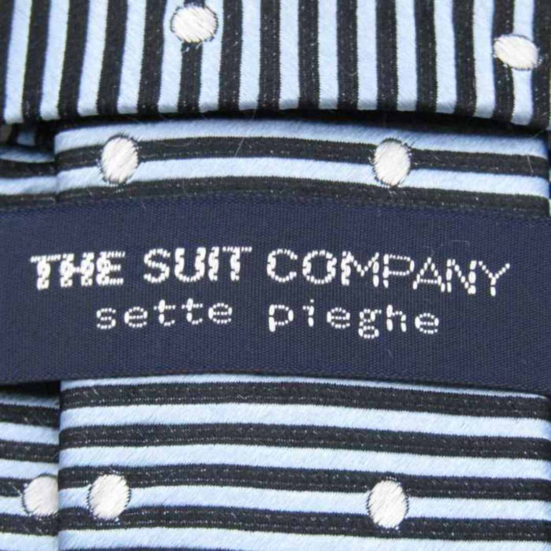 スーツカンパニー ブランドネクタイ ドット柄 シルク PO  メンズ ブルー THE SUIT COMPANY メンズのファッション小物(ネクタイ)の商品写真