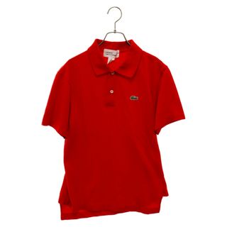 コムデギャルソン(COMME des GARCONS)のCOMME des GARCONS SHIRT コムデギャルソンシャツ 23AW×LACOSTE Logo Patch S/S Polo ラコステ ロゴパッチ 半袖ポロシャツ レッド FL-T003(ポロシャツ)