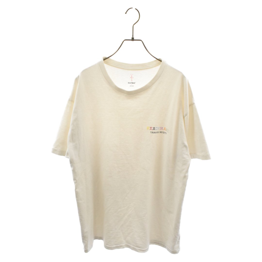 LADY MADE(レディメイド)のREADY MADE レディメイド 19SS× Travis Scott Cactus Jack Pack Tee トラヴィス スコット カクタスジャック パック ロゴ プリント 半袖カットソー Tシャツ ホワイト メンズのトップス(Tシャツ/カットソー(半袖/袖なし))の商品写真