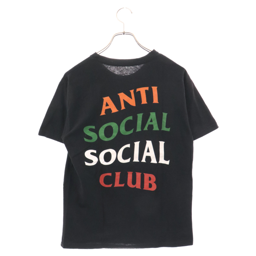 ANTI SOCIAL SOCIAL CLUB(アンチソーシャルソーシャルクラブ)のANTI SOCIAL SOCIAL CLUB アンチソーシャルソーシャルクラブ ロゴプリント 半袖Tシャツ カットソー ブラック メンズのトップス(Tシャツ/カットソー(半袖/袖なし))の商品写真