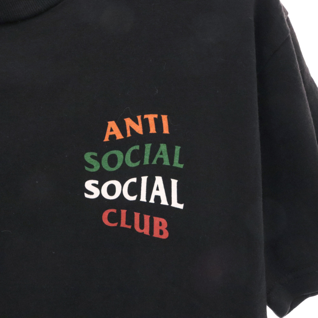 ANTI SOCIAL SOCIAL CLUB(アンチソーシャルソーシャルクラブ)のANTI SOCIAL SOCIAL CLUB アンチソーシャルソーシャルクラブ ロゴプリント 半袖Tシャツ カットソー ブラック メンズのトップス(Tシャツ/カットソー(半袖/袖なし))の商品写真