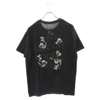 ANTI SOCIAL SOCIAL CLUB アンチソーシャルソーシャルクラブ Kkoch Black Tee フラワーロゴ プリント 半袖Tシャツ カットソー ブラック