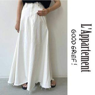 22SS GOOD GRIEF DENIM VOLUME FLARE SKIRT