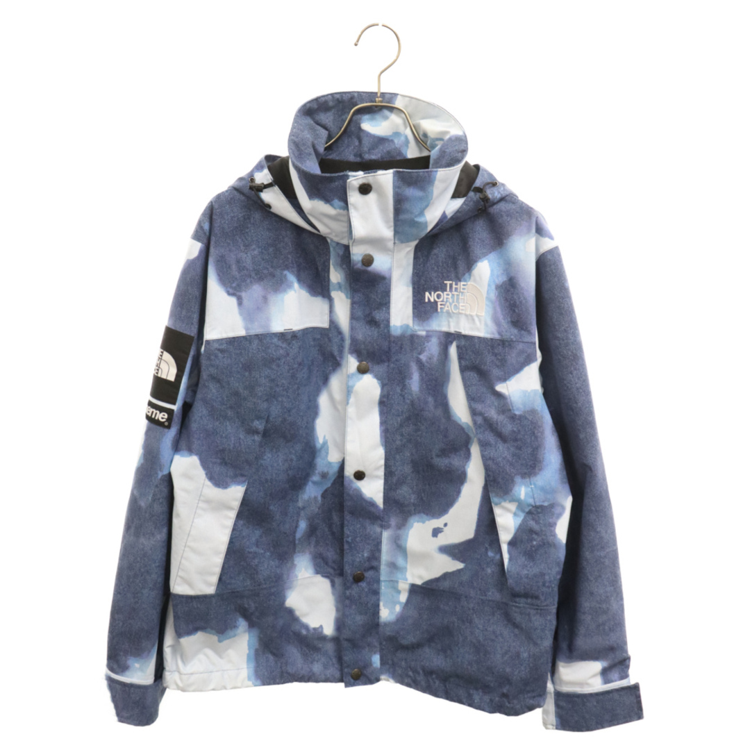 Supreme(シュプリーム)のSUPREME シュプリーム 21AW×THE NORTH FACE Bleached Denim Print Mountain Jacket NP52100I ノースフェイス ブリーチデニム マウンテンジャケット パーカー ナイロンジャケット メンズのジャケット/アウター(マウンテンパーカー)の商品写真