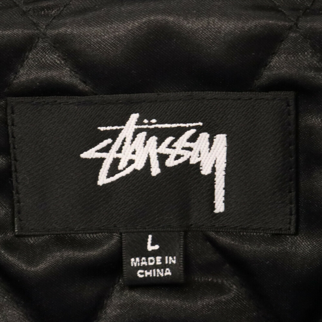 STUSSY(ステューシー)のSTUSSY ステューシー 23SS TWILL MOTO ZIP JACKET ツイルライダースジャケット ネイビー 115699 メンズのジャケット/アウター(フライトジャケット)の商品写真